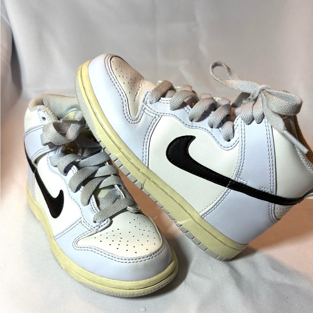 Nike Dunk Highs Blue & White Little Kids 11c